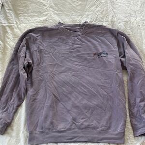 Billabong Men's Lavender Crewneck Sweater